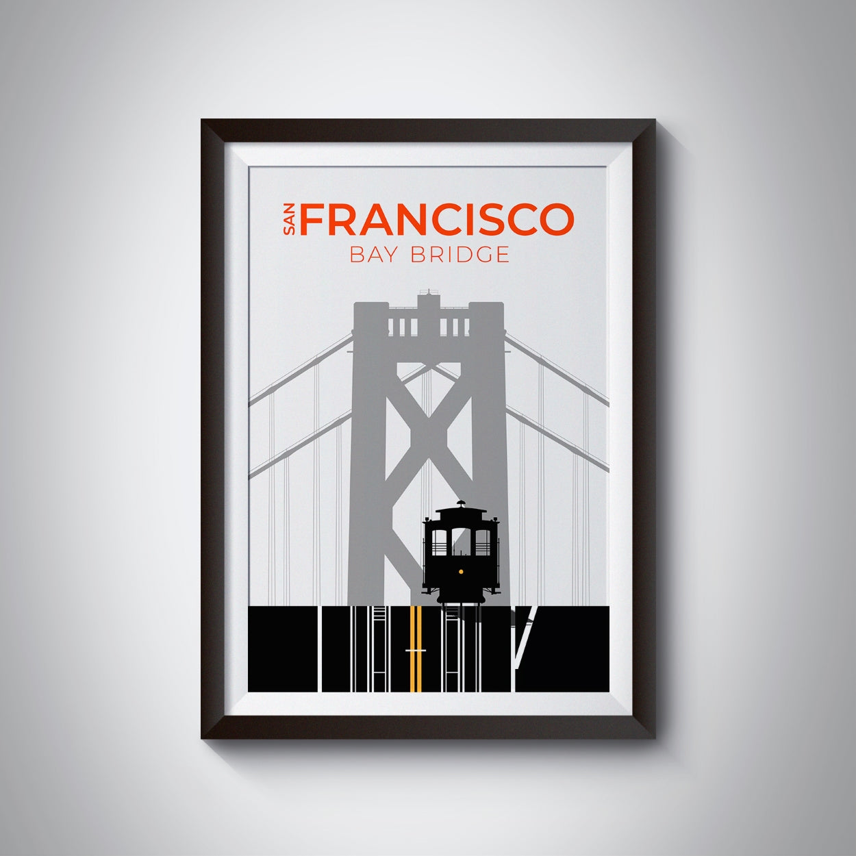 San Francisco Bay Bridge Poster