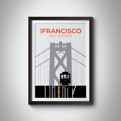 San Francisco Bay Bridge Poster