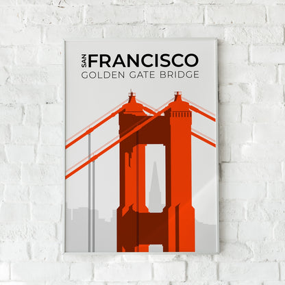 San Francisco Golden Gate Bridge Poster