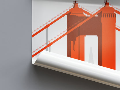 San Francisco Golden Gate Bridge Poster