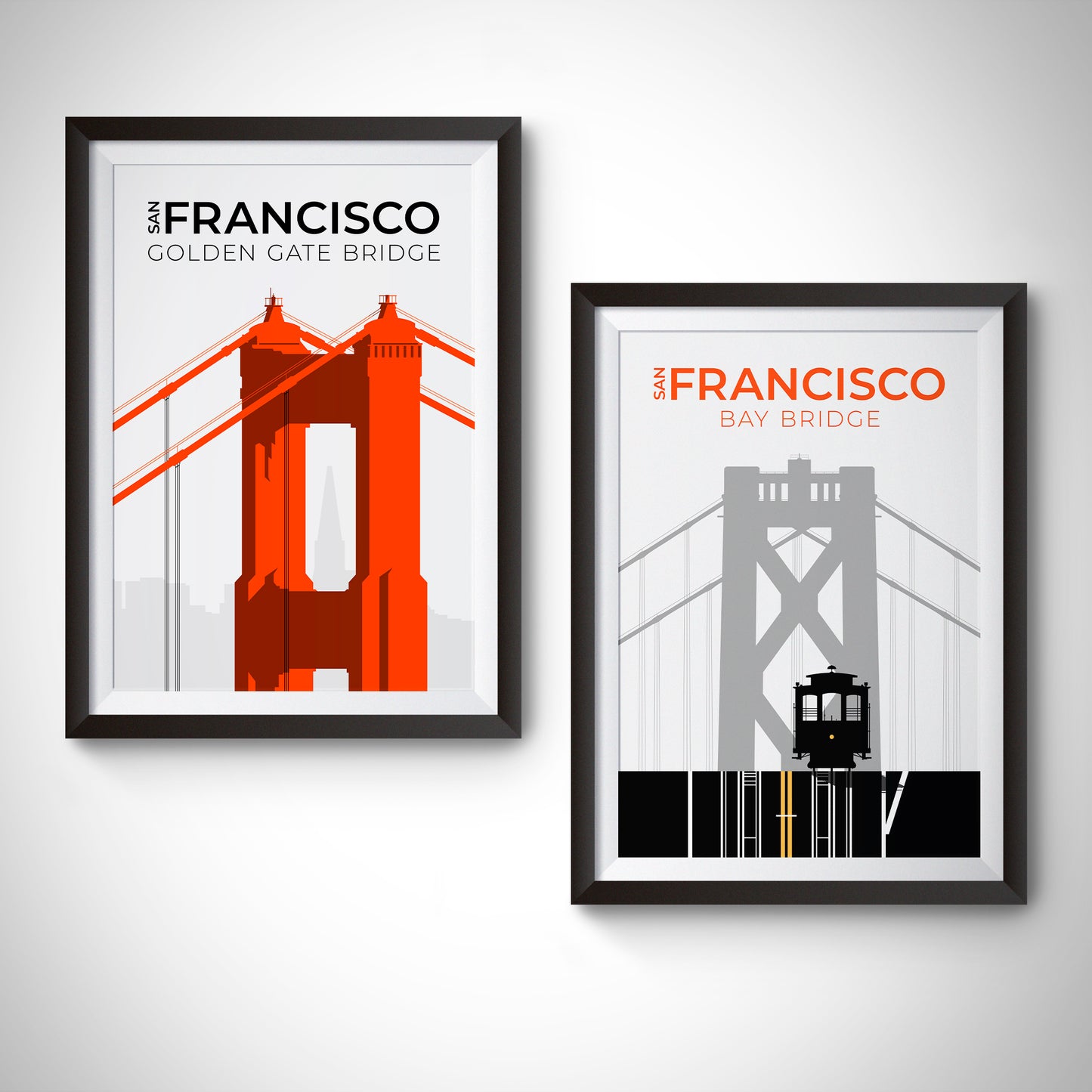 San Francisco Bay Bridge Poster