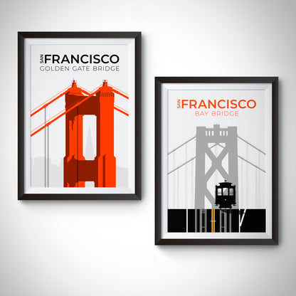 San Francisco Bay Bridge Poster