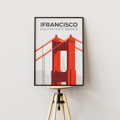 San Francisco Golden Gate Bridge Poster