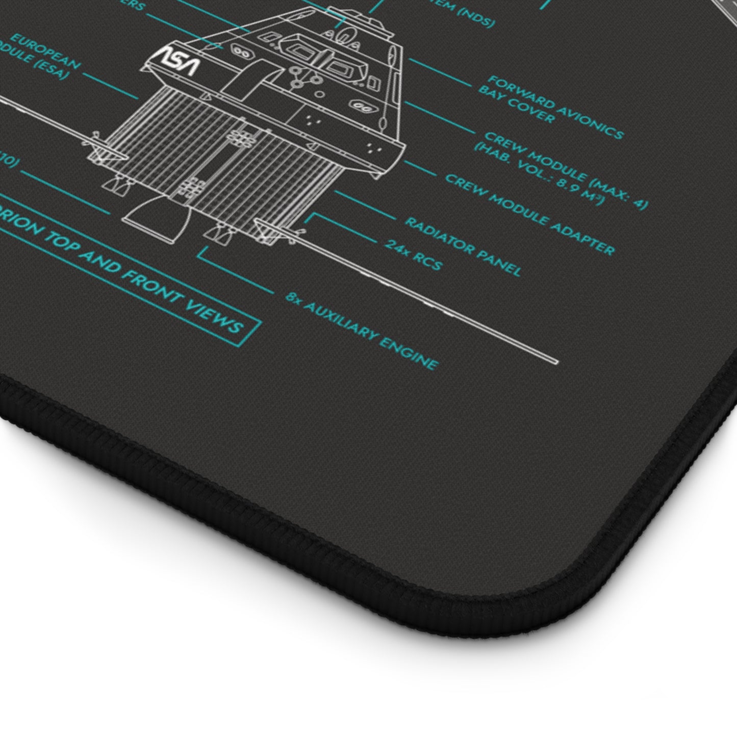 Apollo Program vs Artemis Program Desk Mat