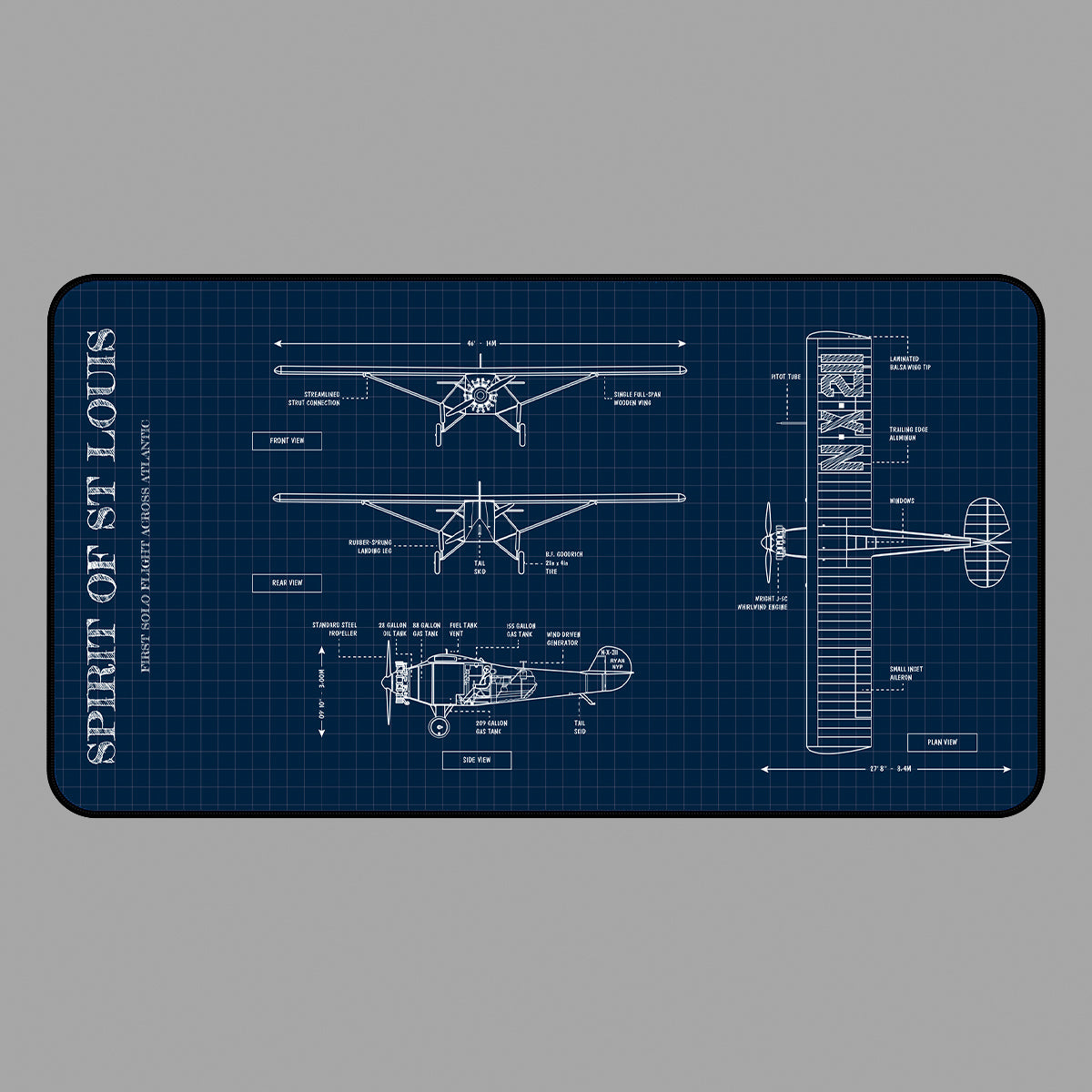Spirit of St. Louis Desk Mat