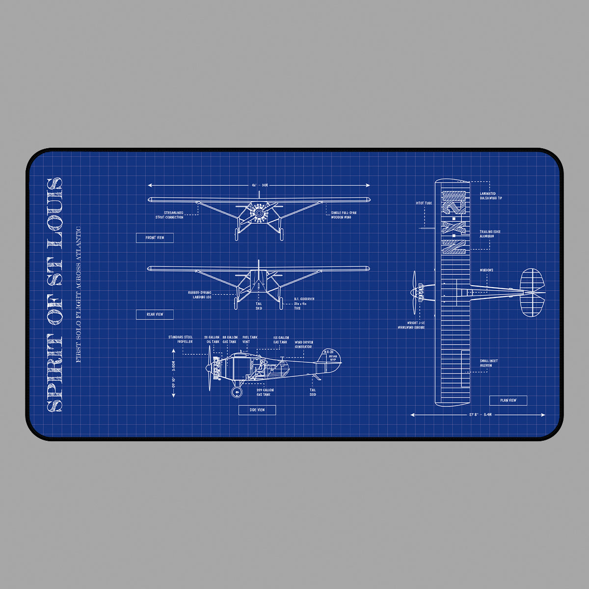 Spirit of St. Louis Desk Mat