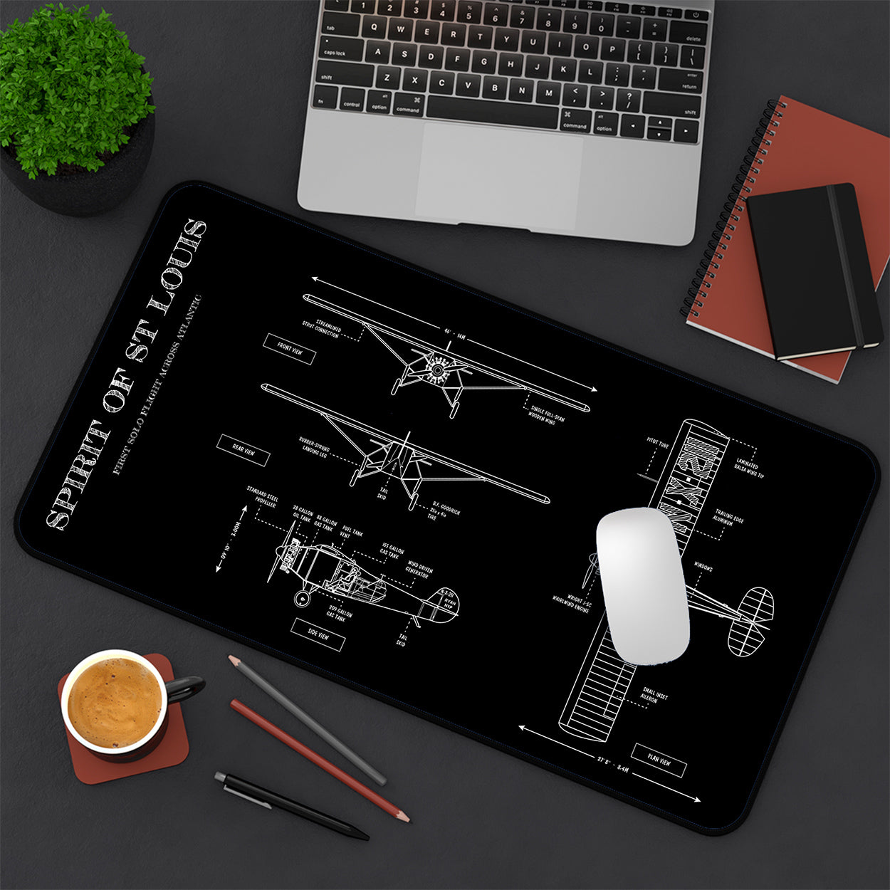 Spirit of St. Louis Desk Mat