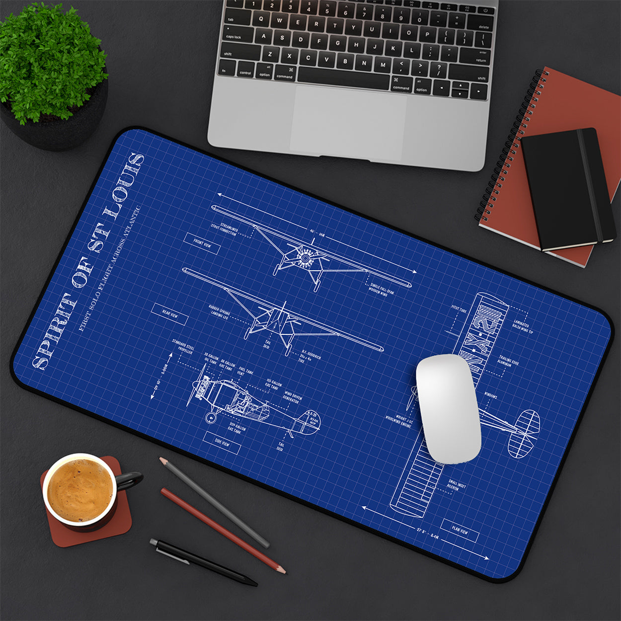 Spirit of St. Louis Desk Mat