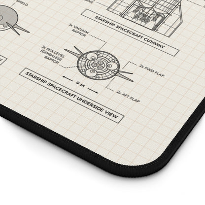SPACEX Super Heavy Starship Desk Mat