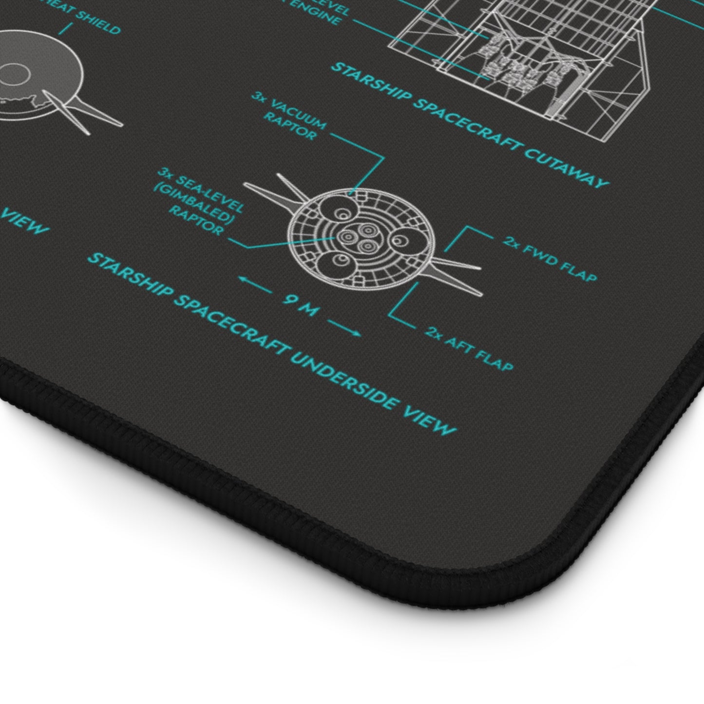 SPACEX Super Heavy Starship Desk Mat