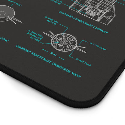 SPACEX Super Heavy Starship Desk Mat