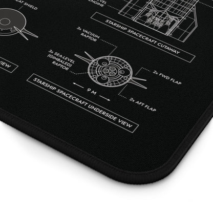 SPACEX Super Heavy Starship Desk Mat