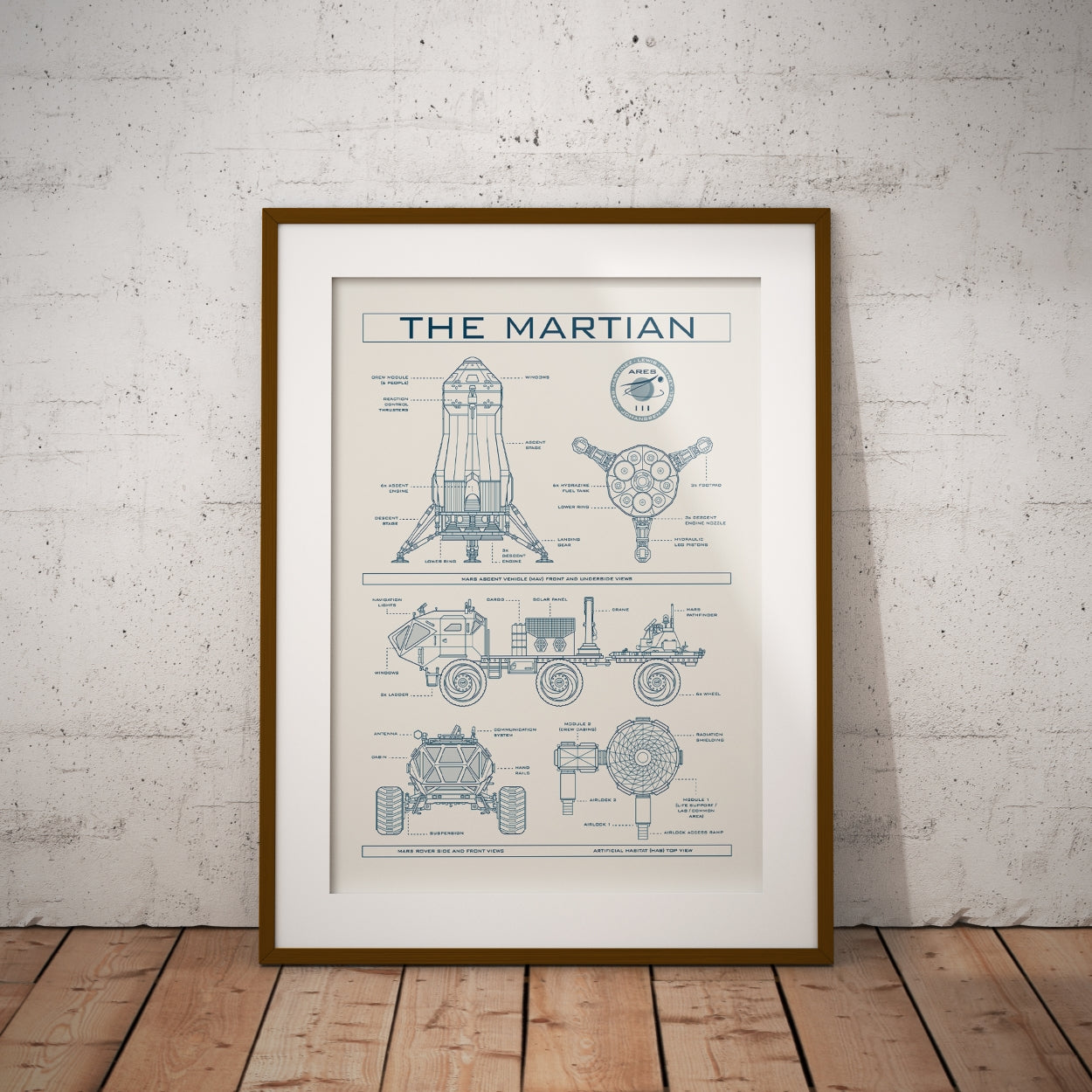The Martian Vertical Poster