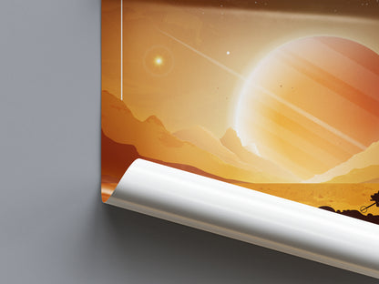 Titan. Ethnos Ravine (Interstellar Wilderness Reserve Bureau Series) Poster