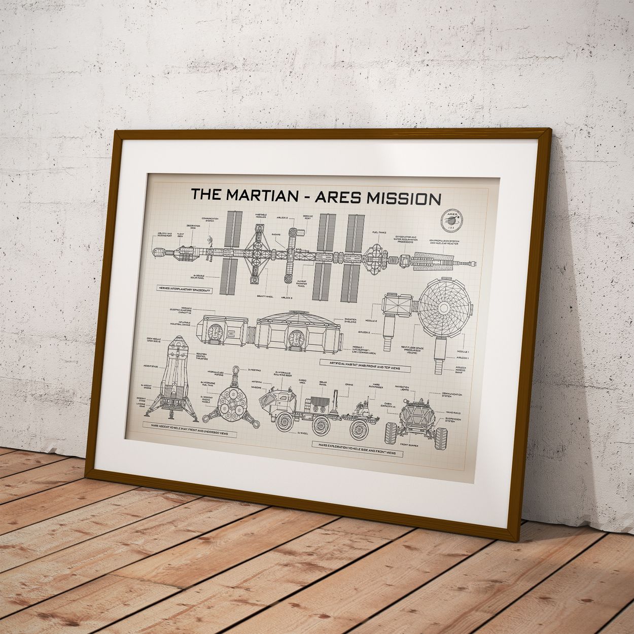 The Martian. Ares Mission Poster