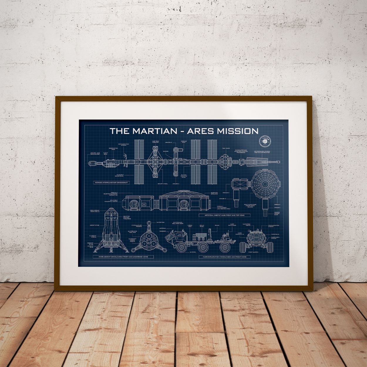 The Martian. Ares Mission Poster