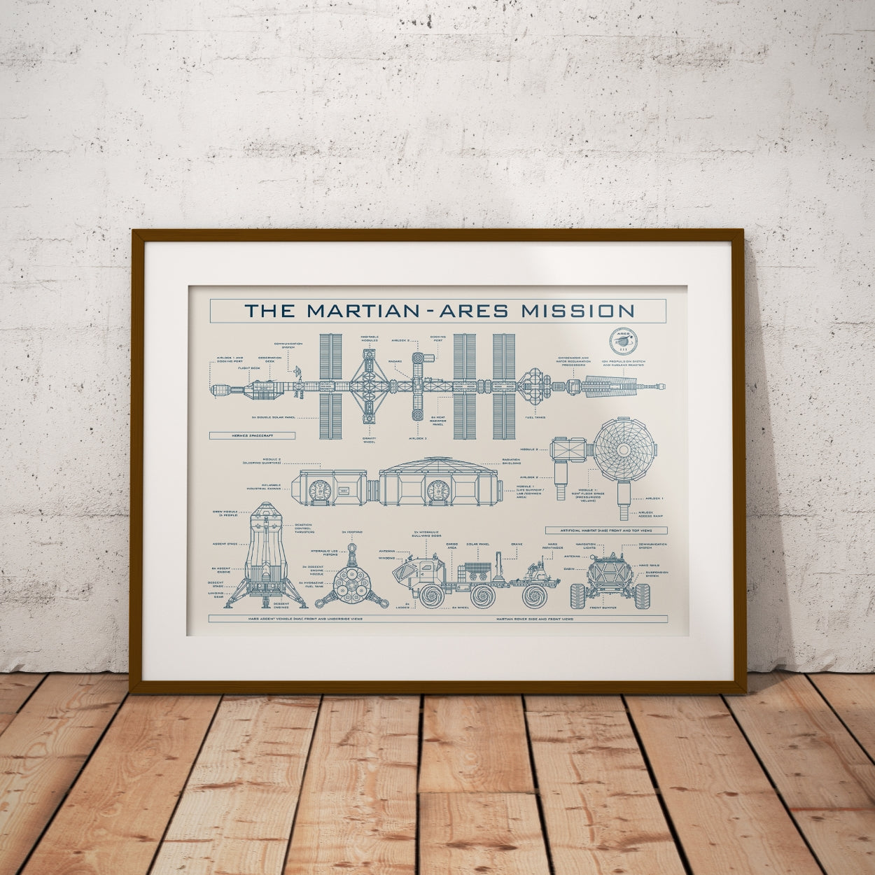 The Martian. Ares Mission Poster