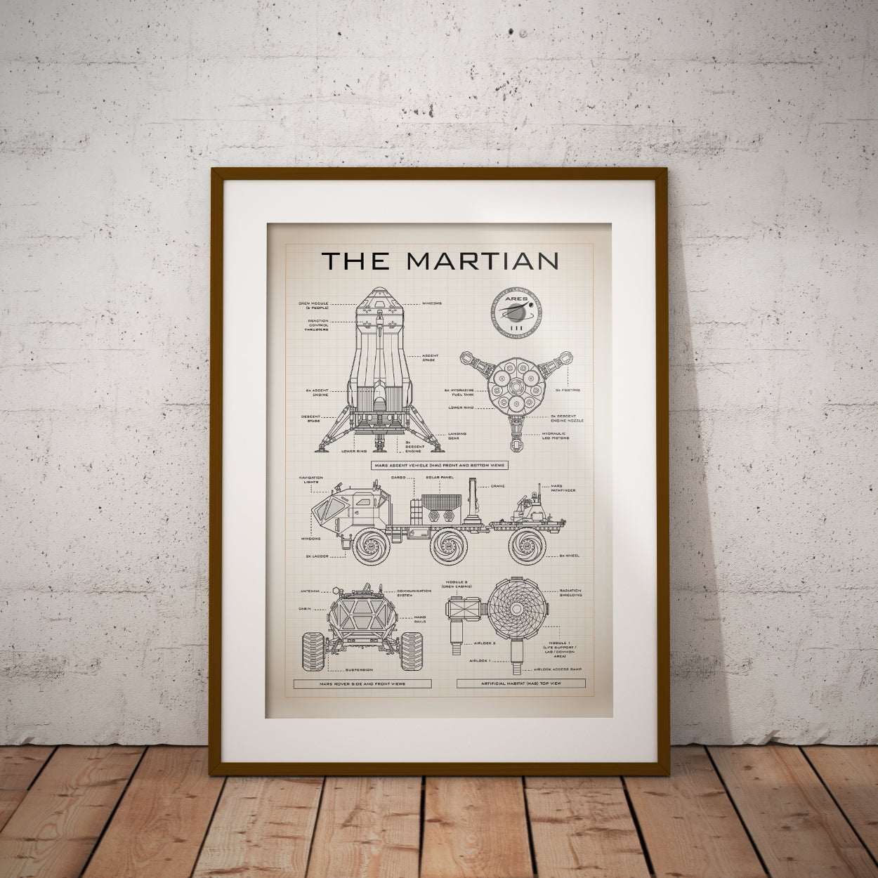 The Martian Vertical Poster