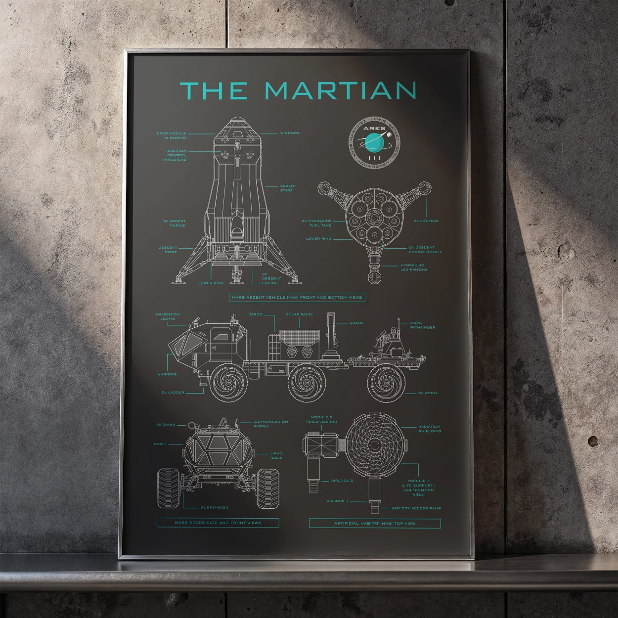 The Martian Vertical Poster