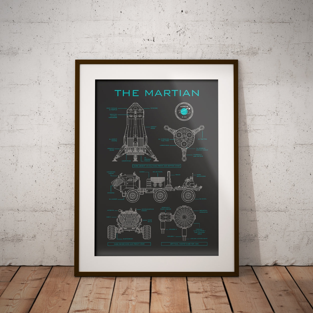 The Martian Vertical Poster