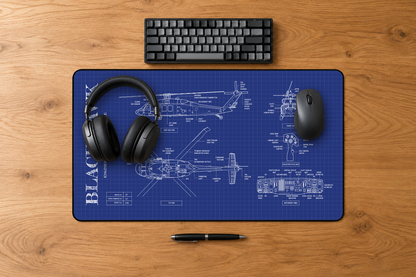 Black Hawk Desk Mat