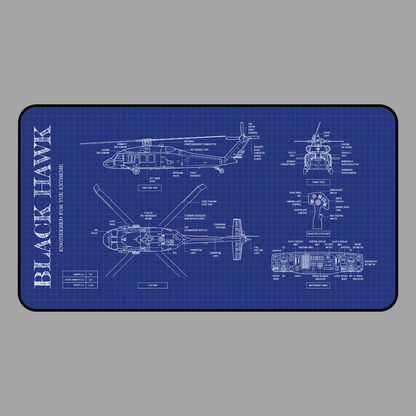 Black Hawk Desk Mat