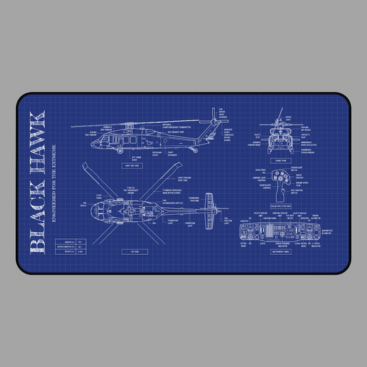 Black Hawk Desk Mat