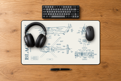 Black Hawk Desk Mat