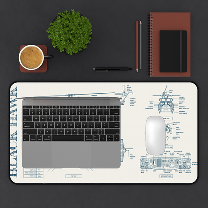 Black Hawk Desk Mat