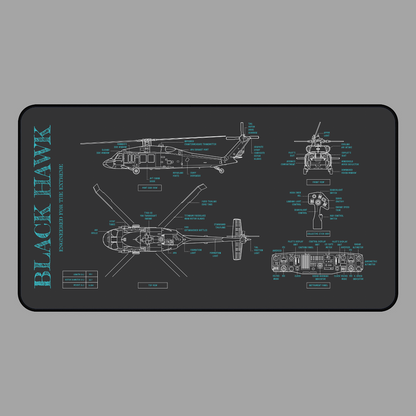 Black Hawk Desk Mat