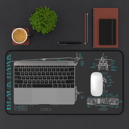 Black Hawk Desk Mat
