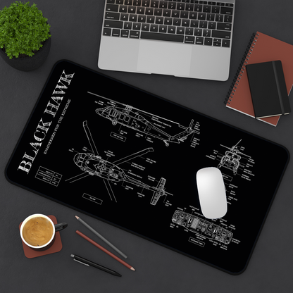 Black Hawk Desk Mat