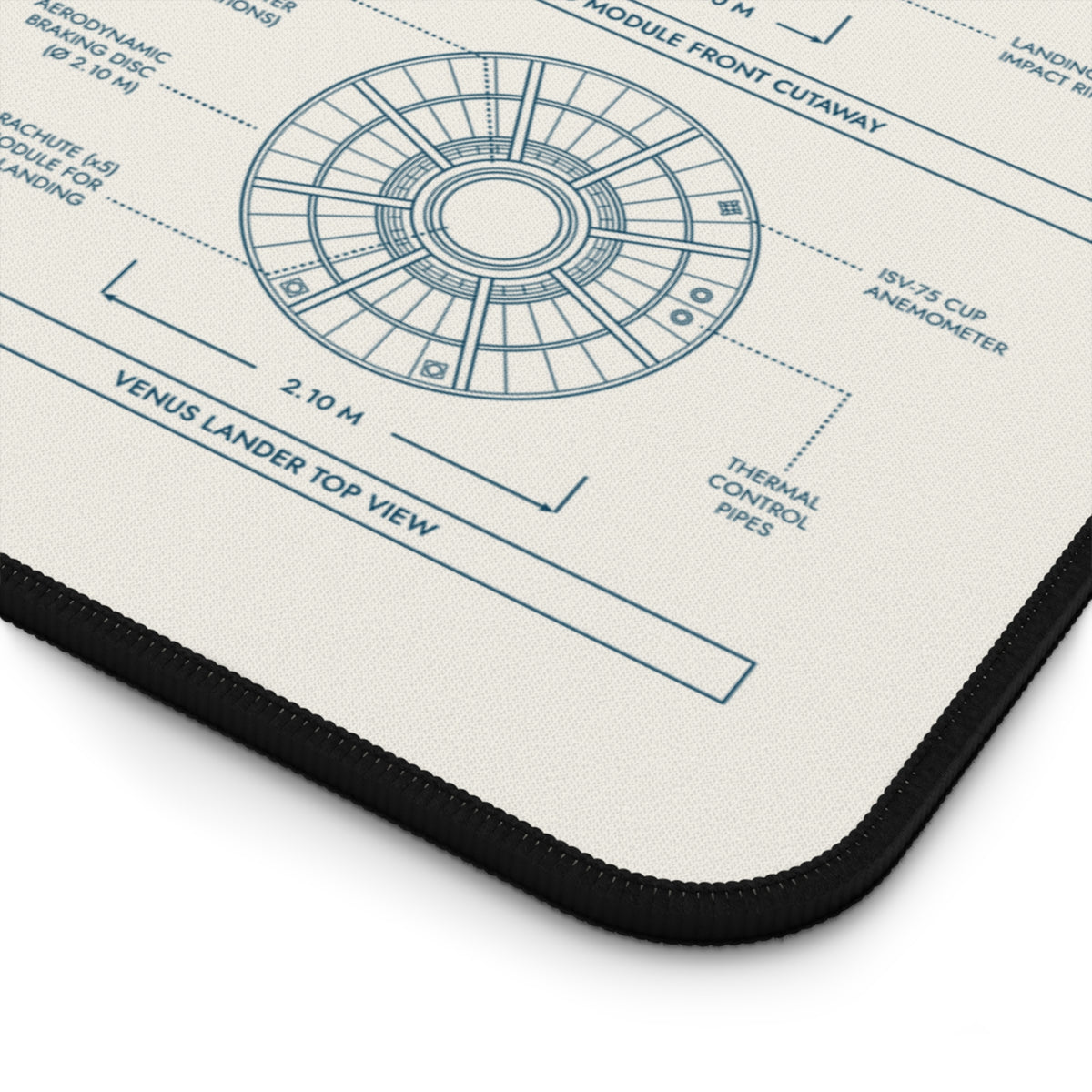 Venera 9 Spacecraft Desk Mat