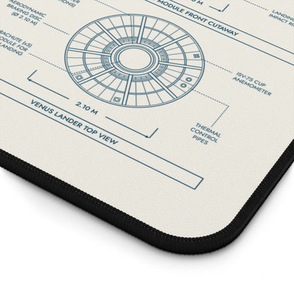 Venera 9 Spacecraft Desk Mat