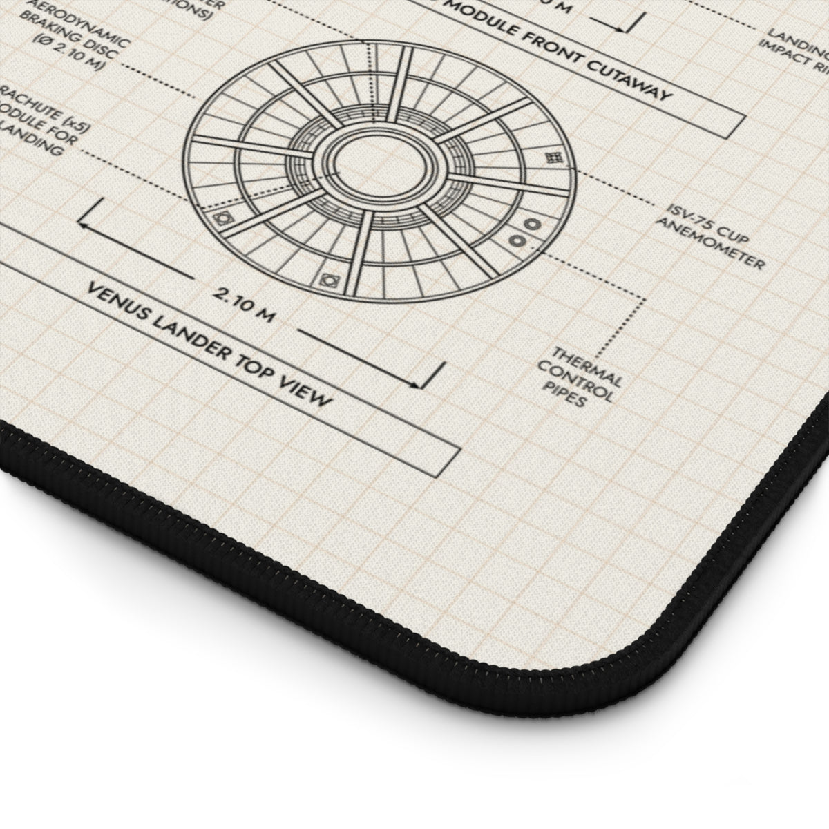 Venera 9 Spacecraft Desk Mat