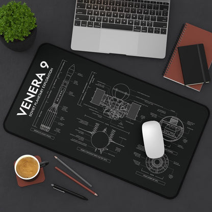 Venera 9 Spacecraft Desk Mat