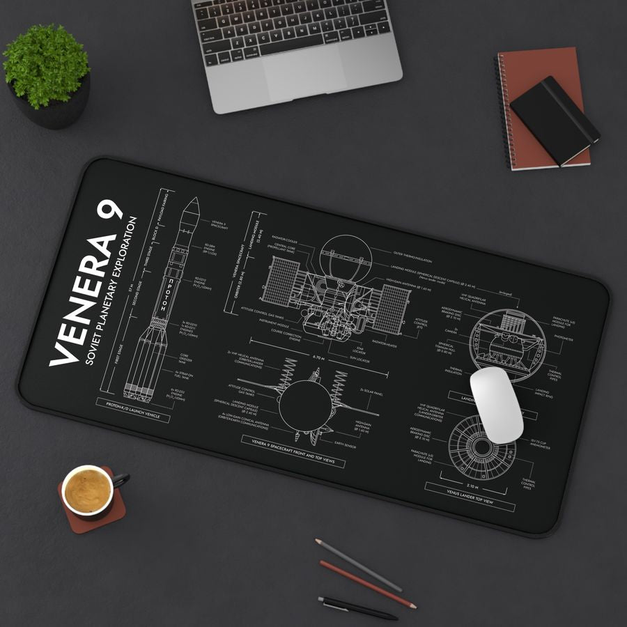 Venera 9 Spacecraft Desk Mat