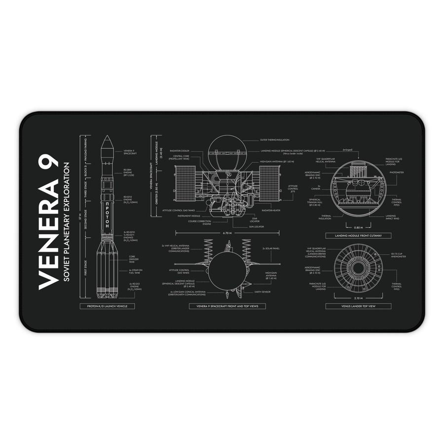 Venera 9 Spacecraft Desk Mat