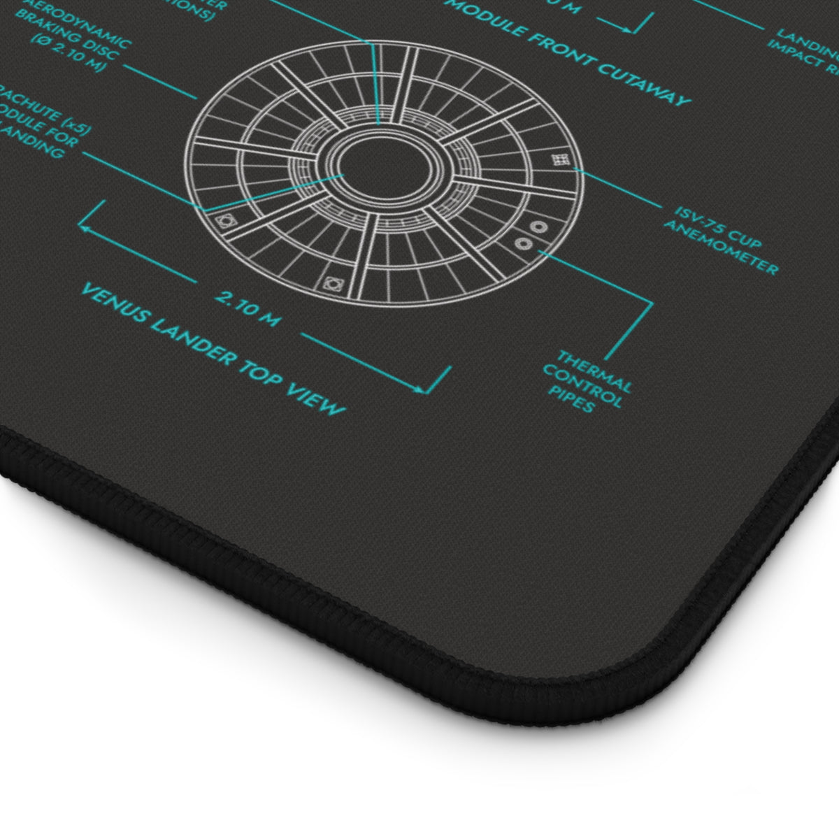 Venera 9 Spacecraft Desk Mat