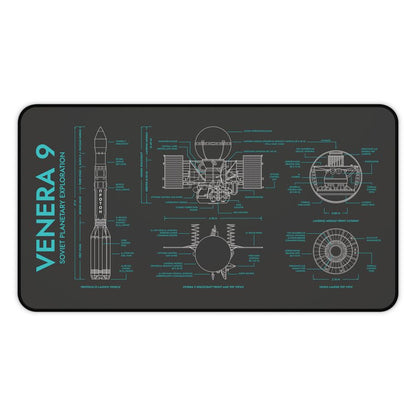 Venera 9 Spacecraft Desk Mat