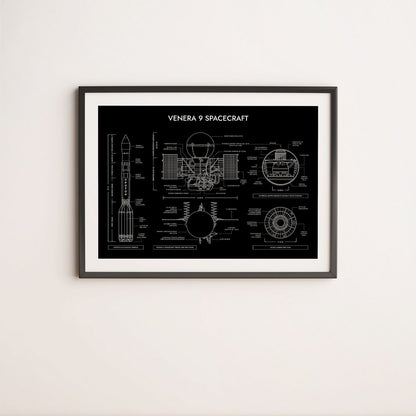 Venera 9 Spacecraft Poster