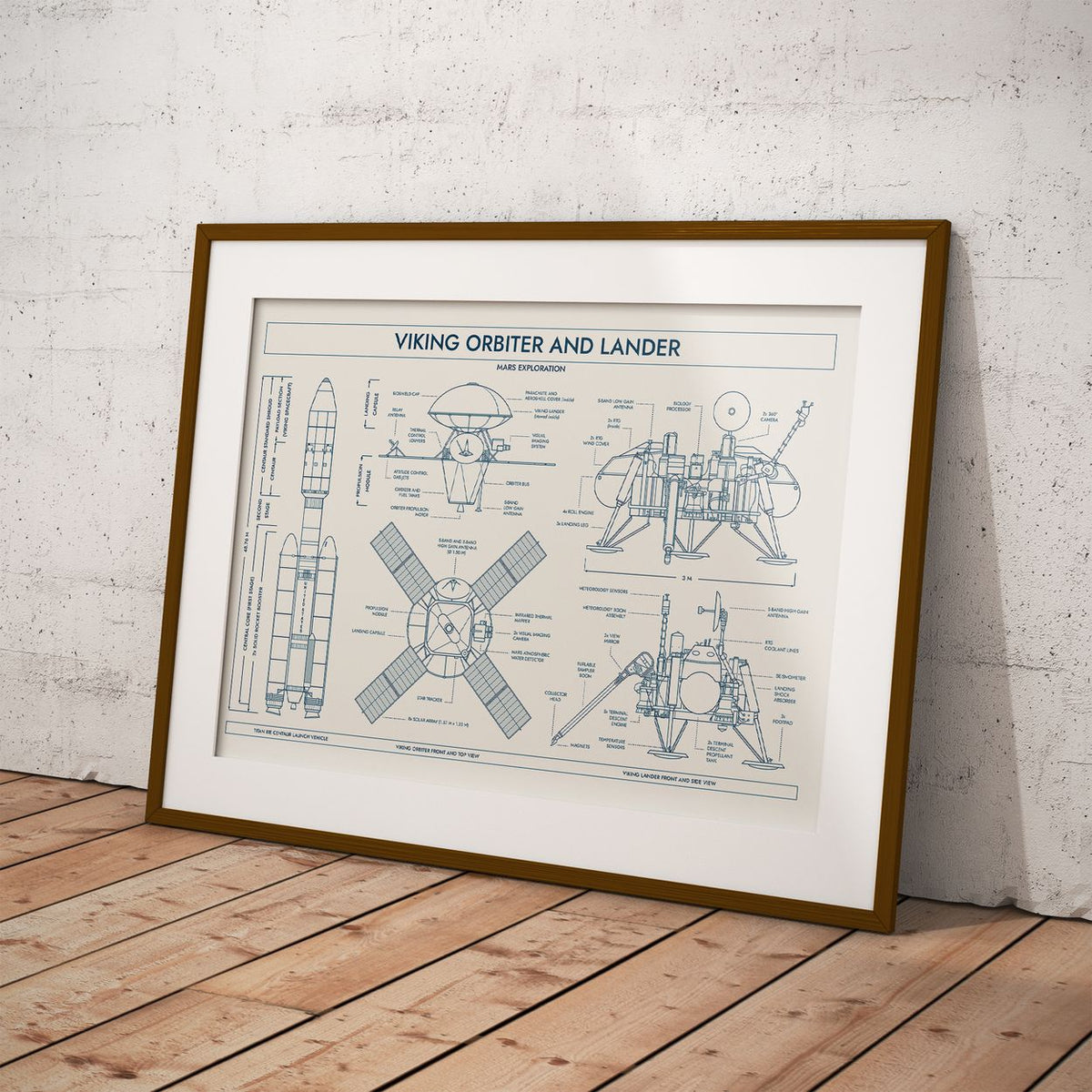 Viking Spacecraft Poster