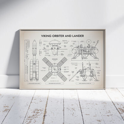 Viking Spacecraft Poster