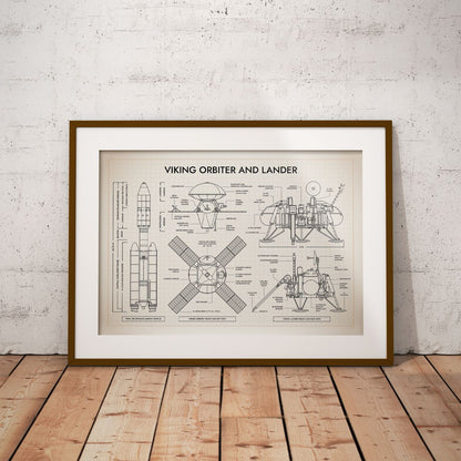 Viking Spacecraft Poster