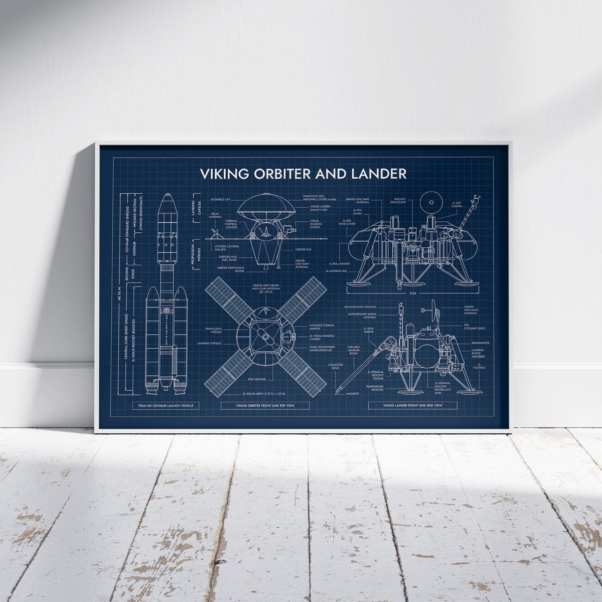 Viking Spacecraft Poster