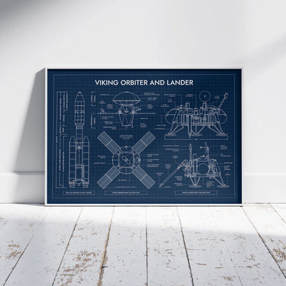 Viking Spacecraft Poster