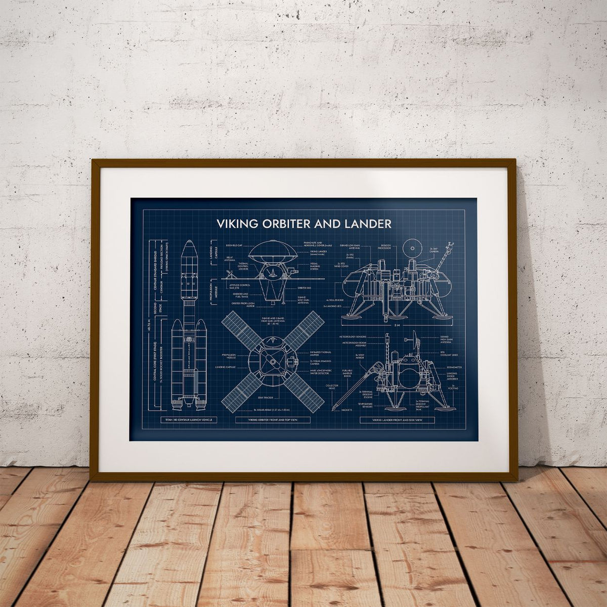 Viking Spacecraft Poster