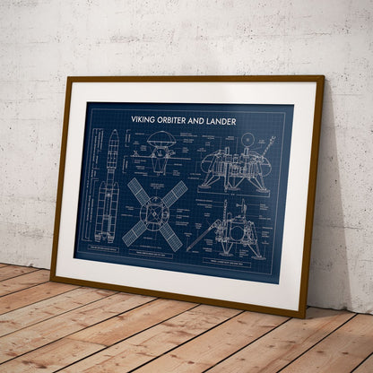 Viking Spacecraft Poster
