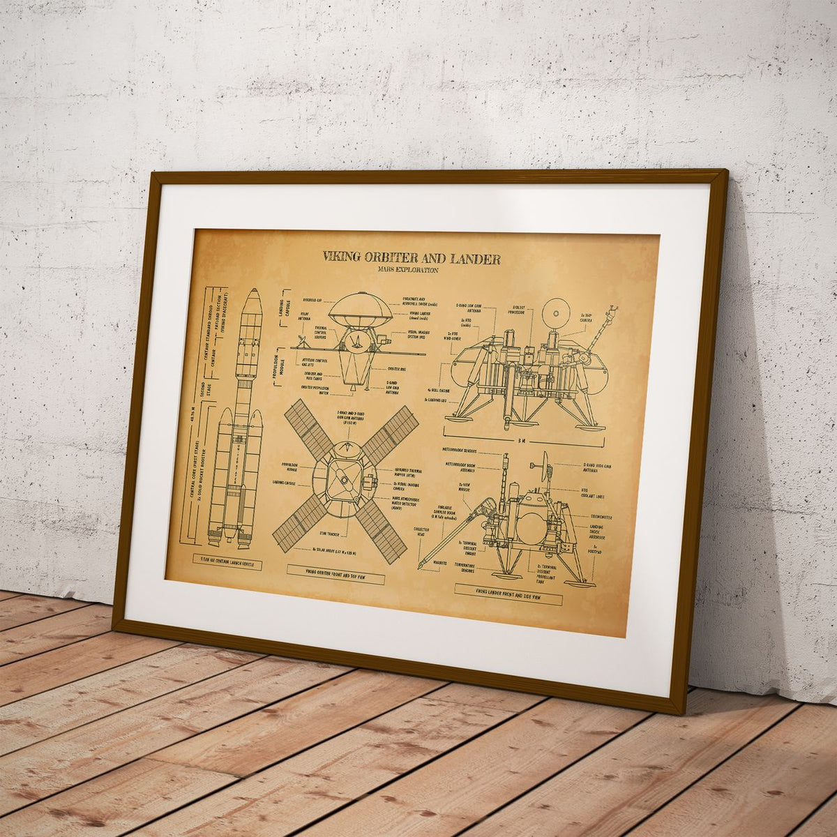 Viking Spacecraft Poster