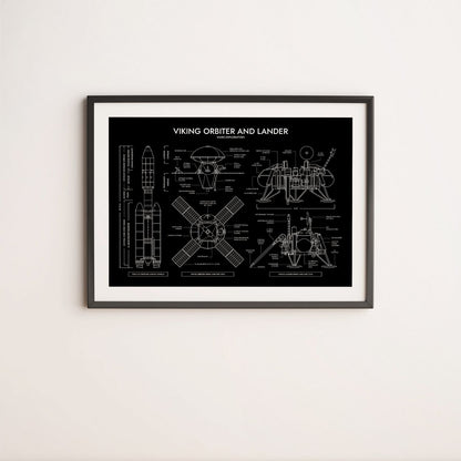 Viking Spacecraft Poster